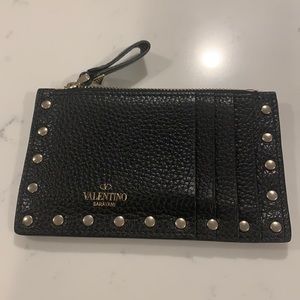Valentino card case with zipper